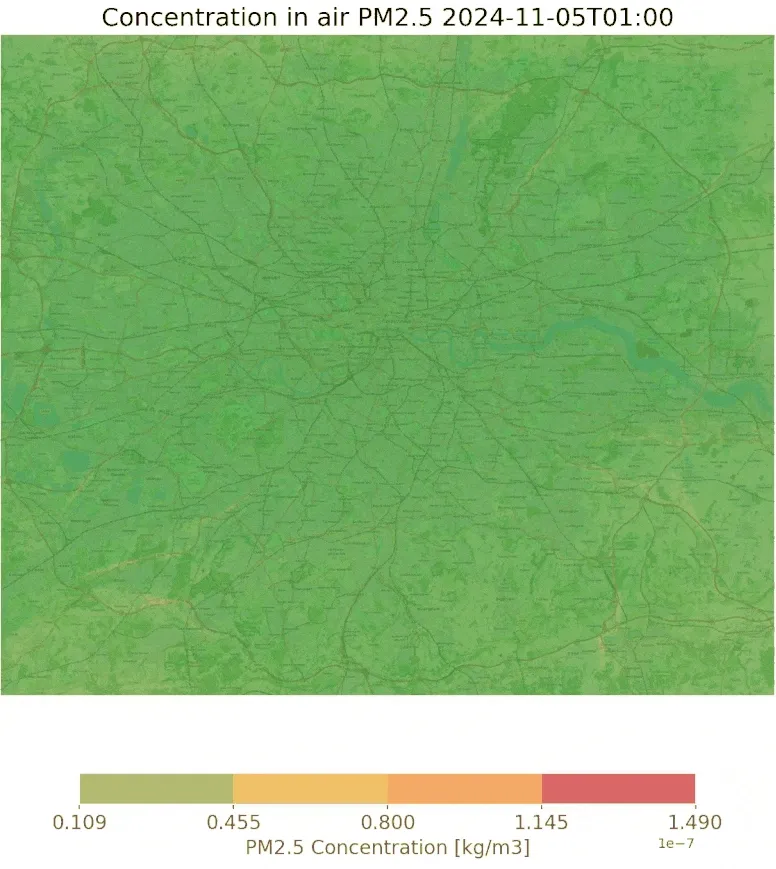 Animated map